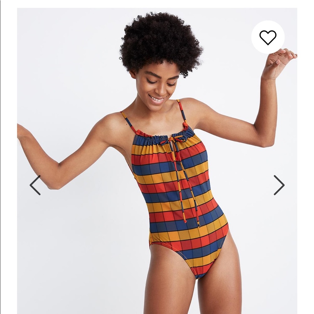 Madewell Second Wave Ruffled Drawstring One-Piece - Picture 11 of 16